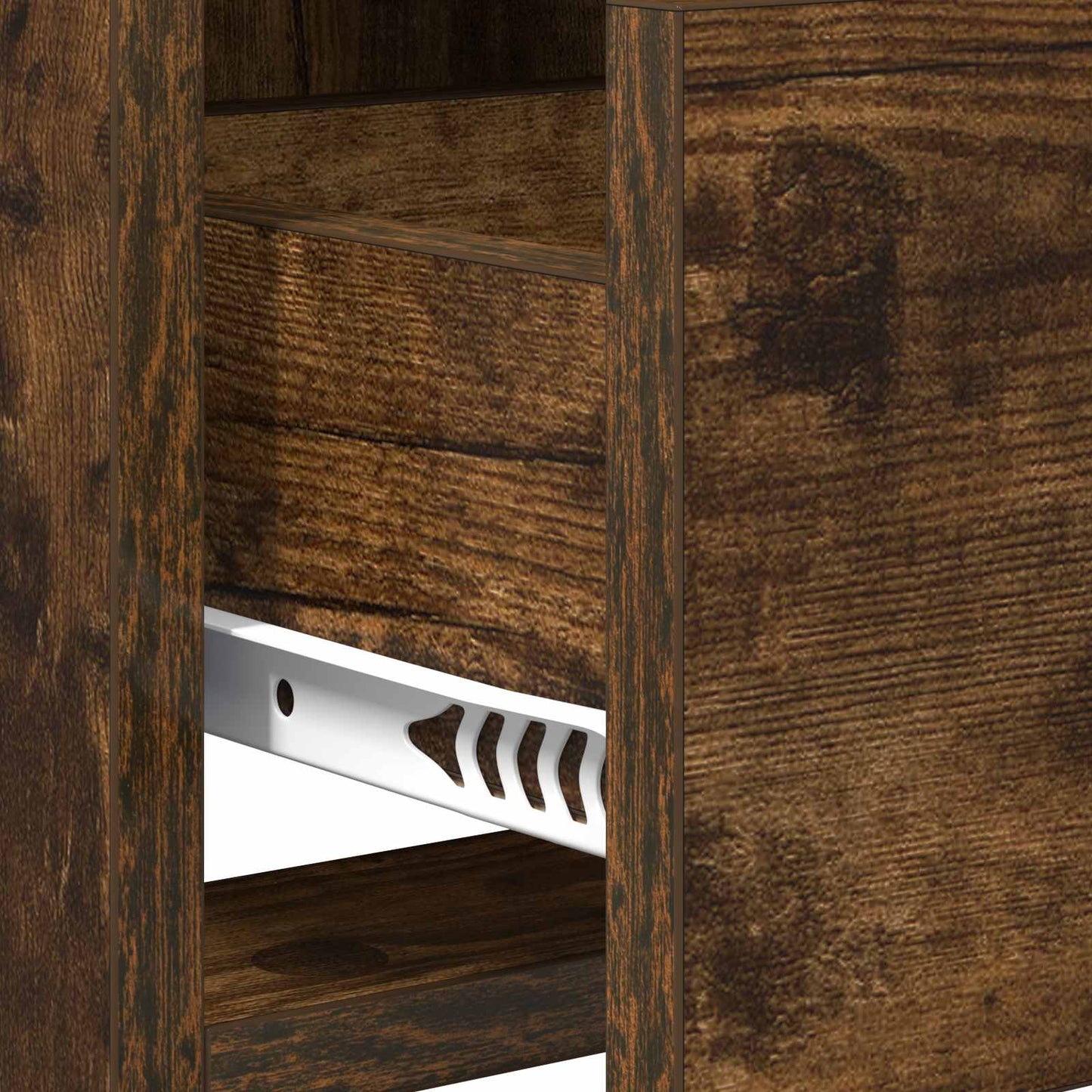 TV Cabinet 71.5 x 33 x 47 cm Smoked Oak Engineered Wood