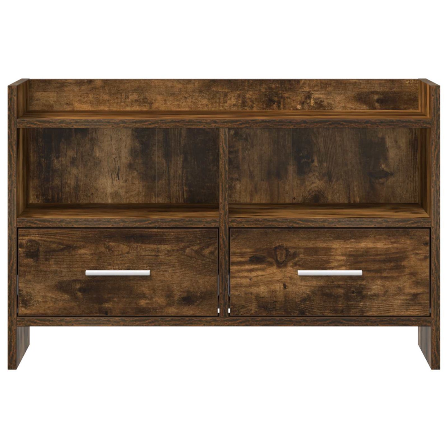 TV Cabinet 71.5 x 33 x 47 cm Smoked Oak Engineered Wood