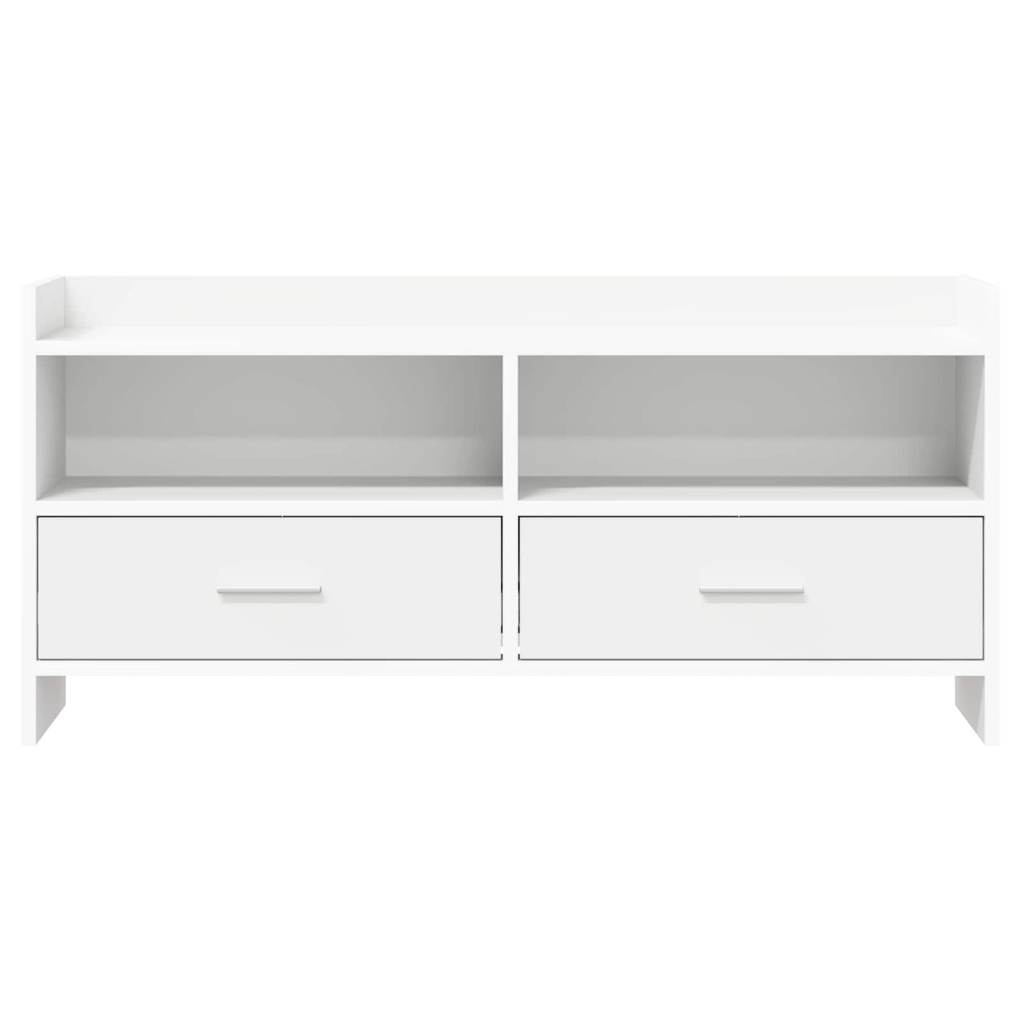 TV Cabinet 100 x 33 x 47 cm White Engineered Wood