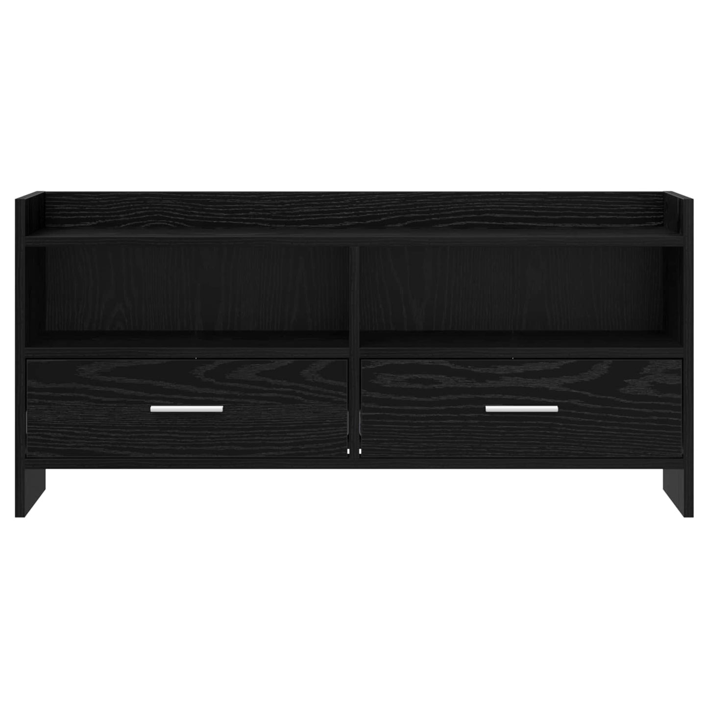 TV Cabinet 100 x 33 x 47 cm Black Oak Engineered Wood