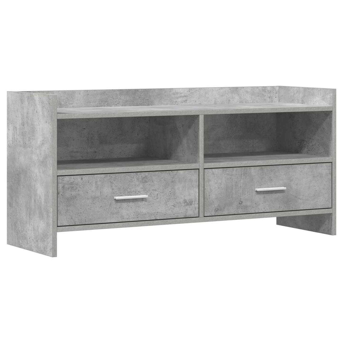 TV Cabinet 100 x 33 x 47 cm Concrete Grey Engineered Wood