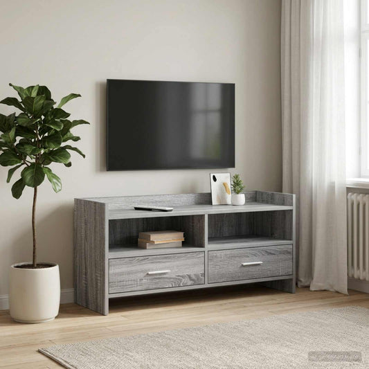 TV Cabinet 100 x 33 x 47 cm Grey Sonoma Engineered Wood