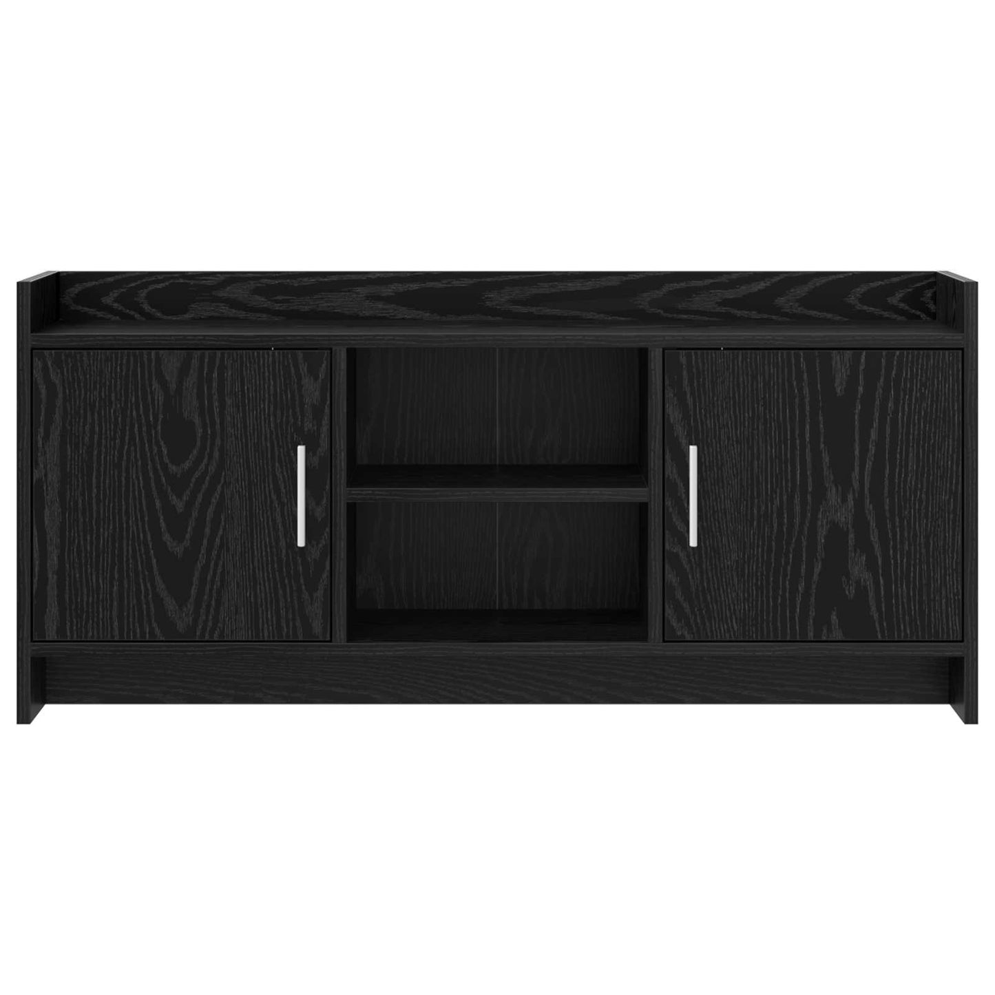 TV Cabinet 102 x 33 x 47 cm Black Oak Engineered Wood