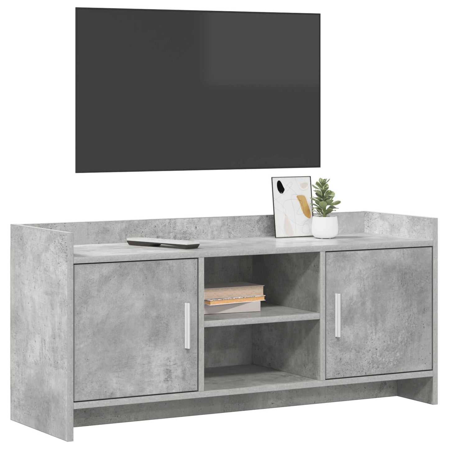 TV Cabinet 102 x 33 x 47 cm Concrete Grey Engineered Wood