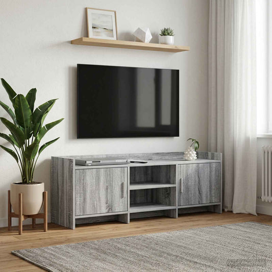 TV Cabinet 130 x 33 x 47 cm Grey Sonoma Engineered Wood