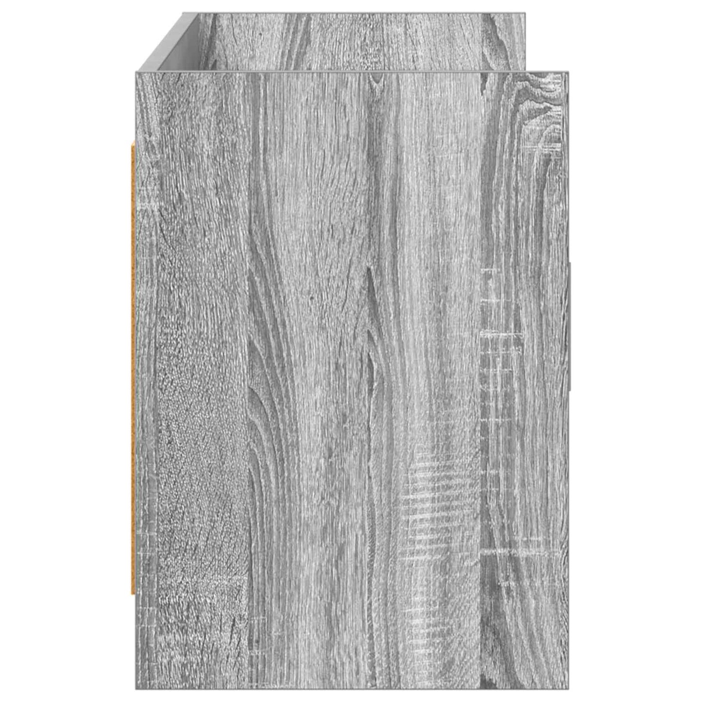 TV Cabinet 130 x 33 x 47 cm Grey Sonoma Engineered Wood