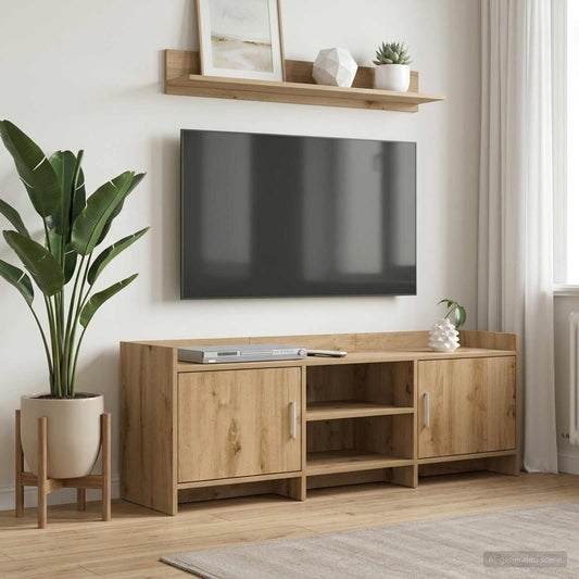 TV Cabinet 130 x 33 x 47 cm Artisan Oak Engineered Wood