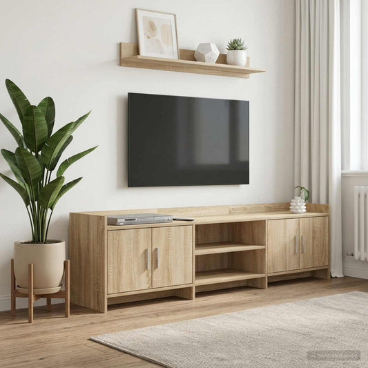 TV Cabinet 168 x 33 x 47 cm Sonoma Oak Engineered Wood