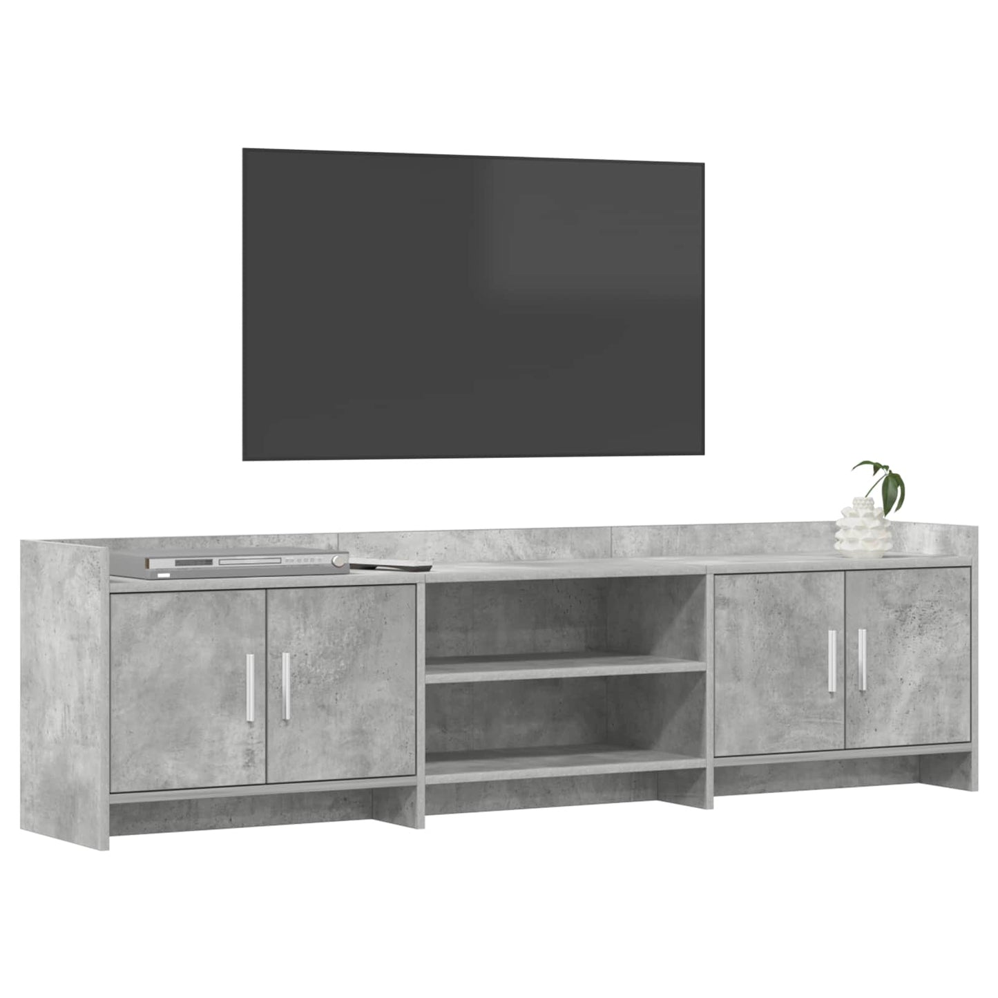 TV Cabinet 168 x 33 x 47 cm Concrete Grey Engineered Wood