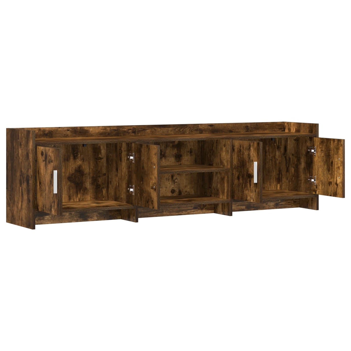 TV Cabinet 168 x 33 x 47 cm Smoked Oak Engineered Wood