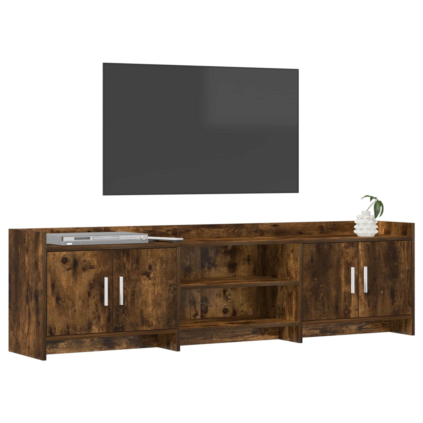 TV Cabinet 168 x 33 x 47 cm Smoked Oak Engineered Wood