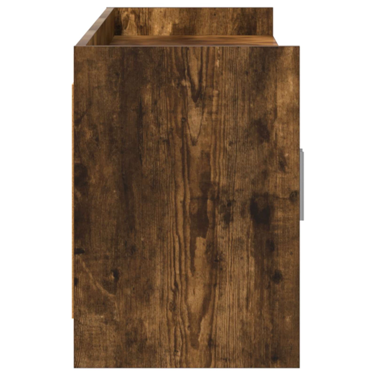 TV Cabinet 168 x 33 x 47 cm Smoked Oak Engineered Wood