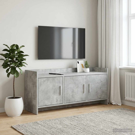 TV Cabinet 102 x 33 x 47 cm Concrete Grey Engineered Wood