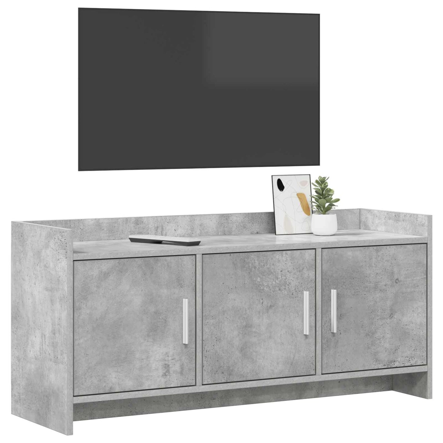 TV Cabinet 102 x 33 x 47 cm Concrete Grey Engineered Wood