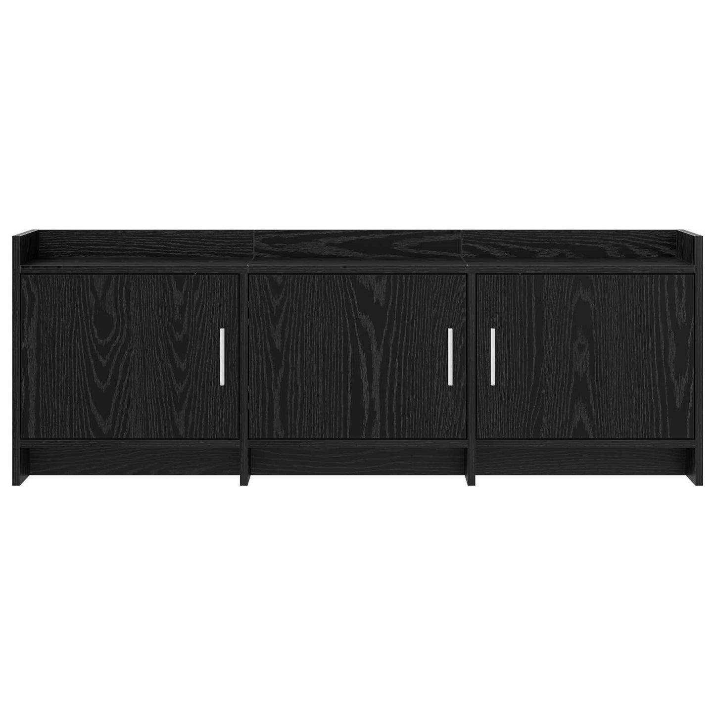 TV Cabinet 130 x 33 x 47 cm Black Oak Engineered Wood