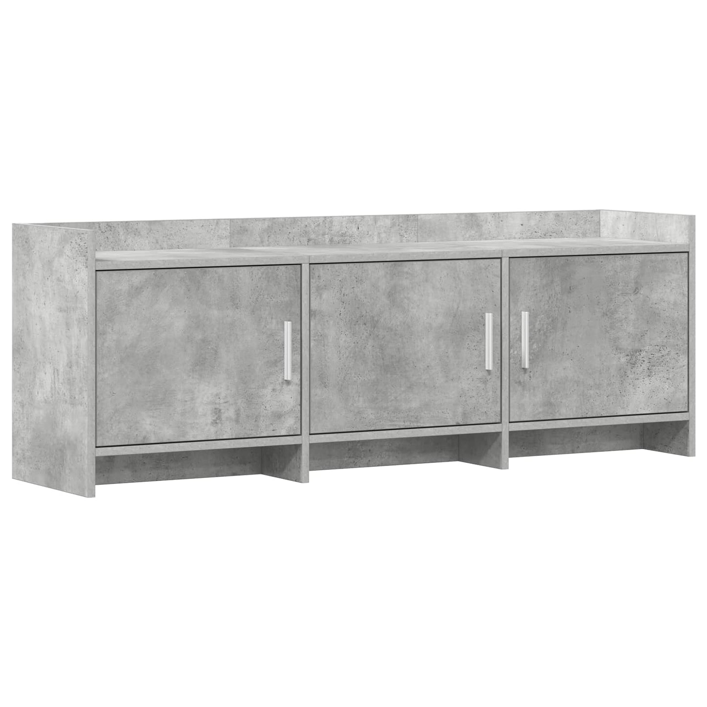 TV Cabinet 130 x 33 x 47 cm Concrete Grey Engineered Wood