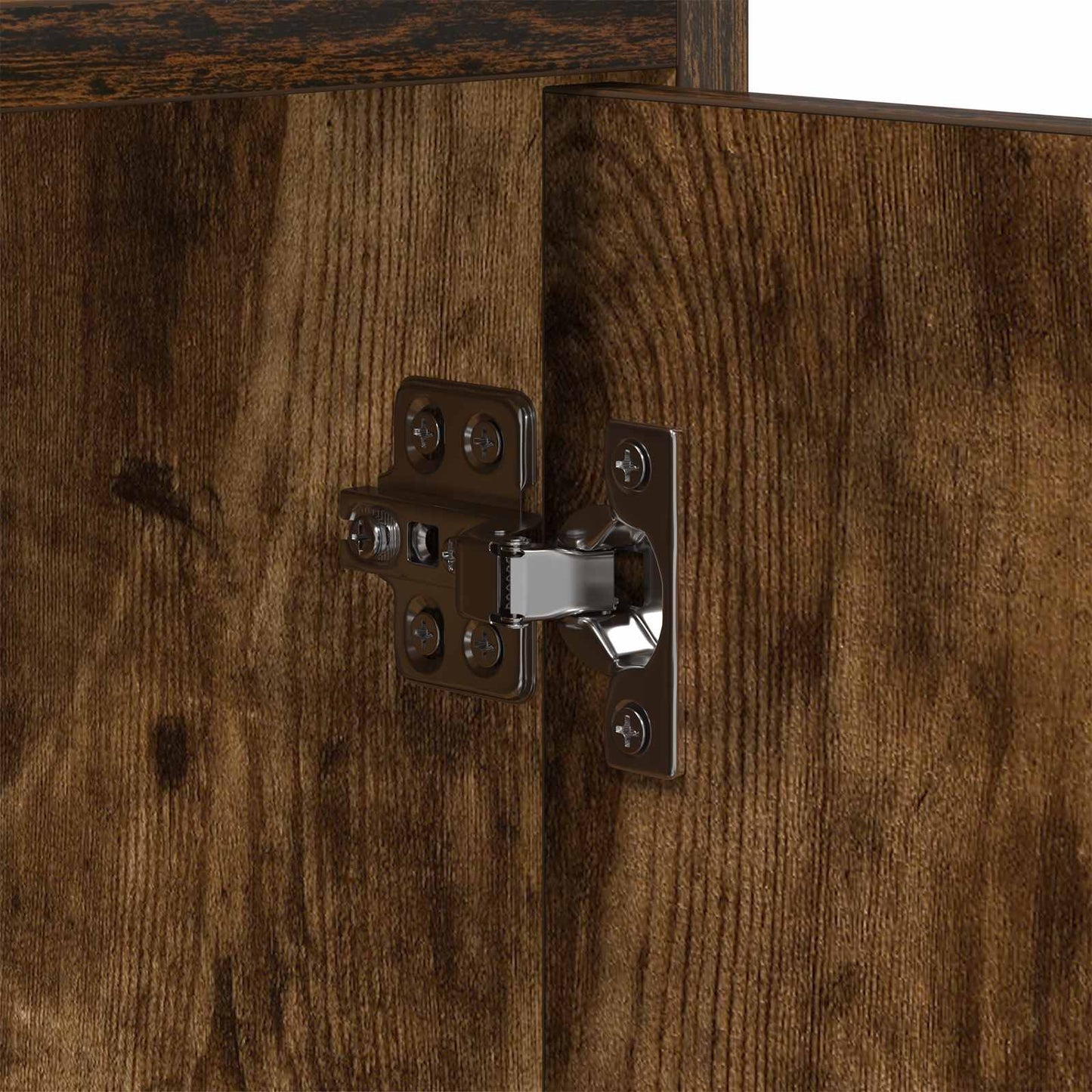 TV Cabinet 130 x 33 x 47 cm Smoked Oak Engineered Wood