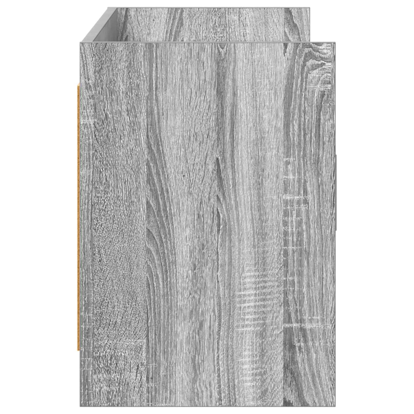 TV Cabinet 130 x 33 x 47 cm Grey Sonoma Engineered Wood