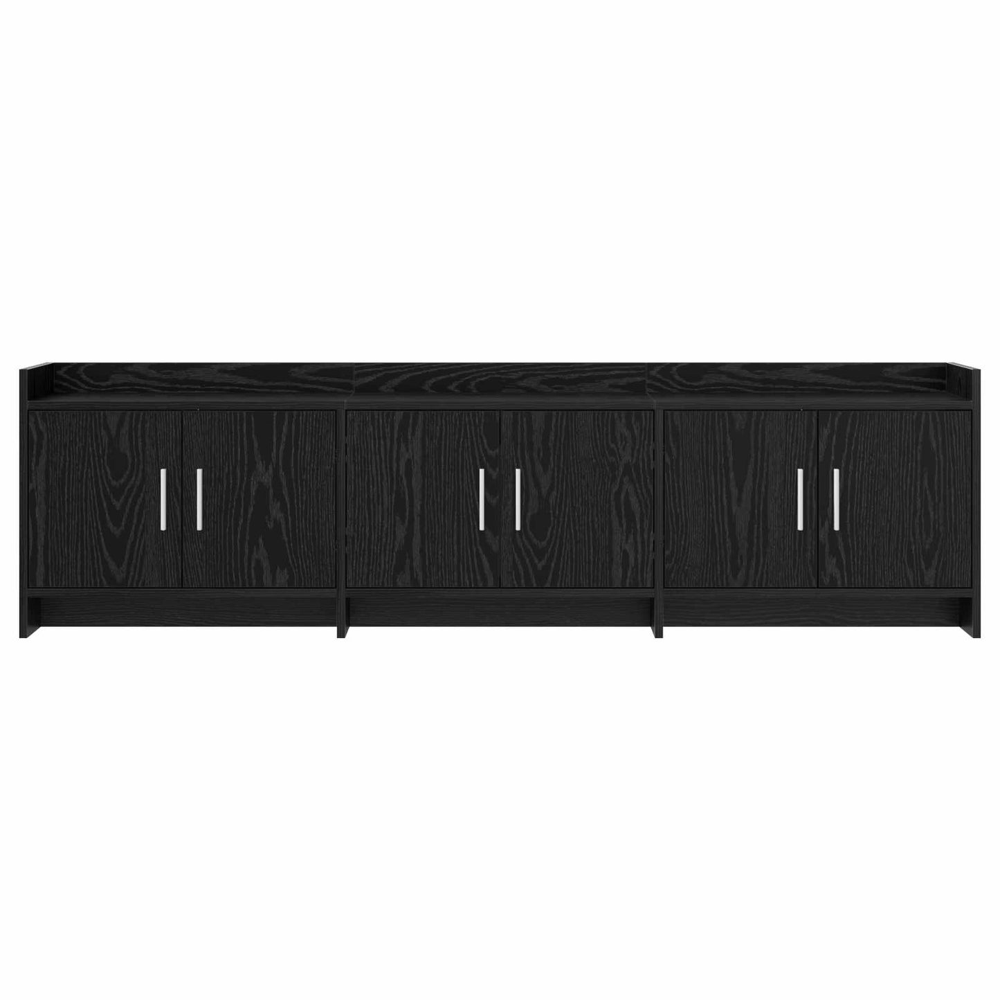 TV Cabinet 168 x 33 x 47 cm Black Oak Engineered Wood