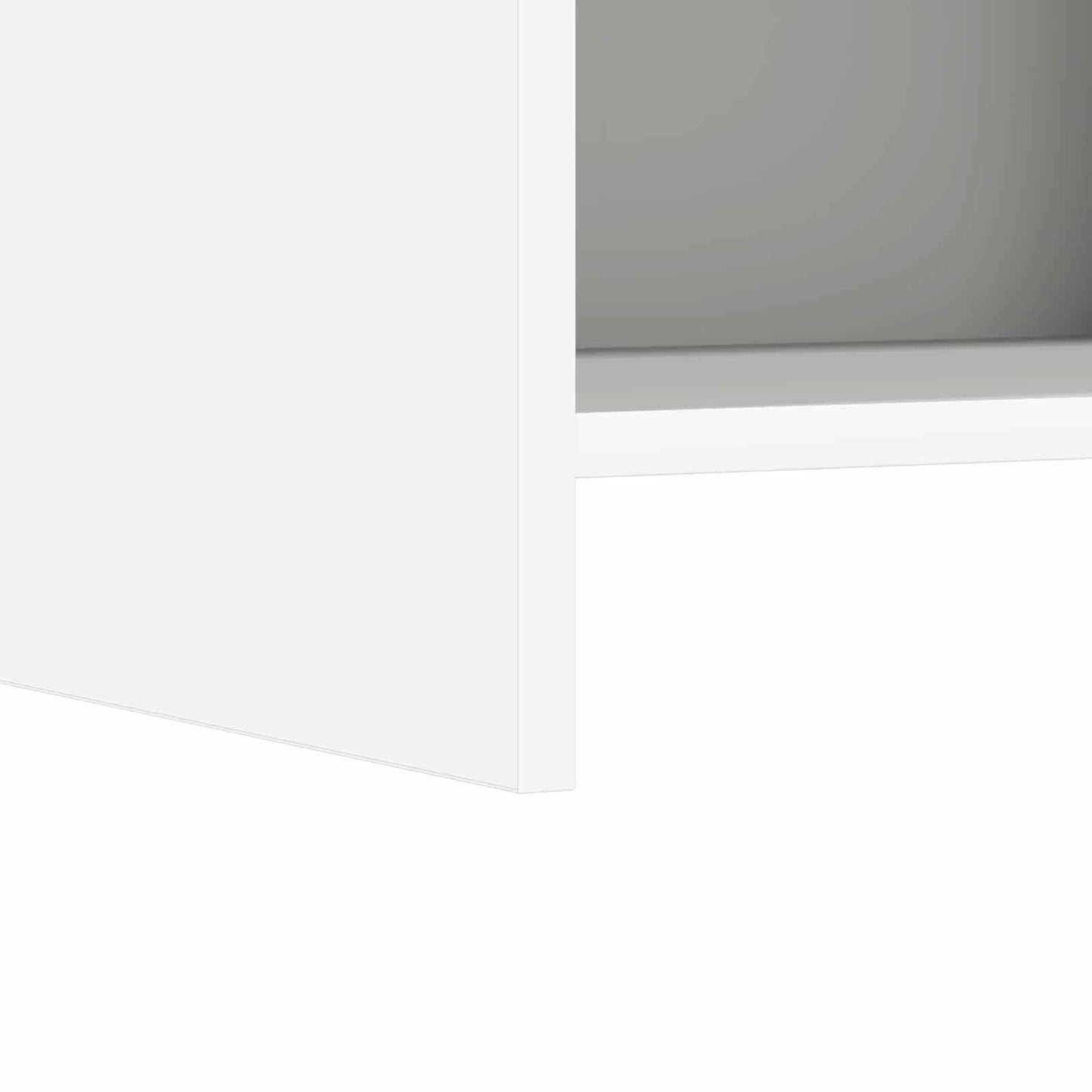 TV Cabinet 60 x 33 x 47 cm White Engineered Wood