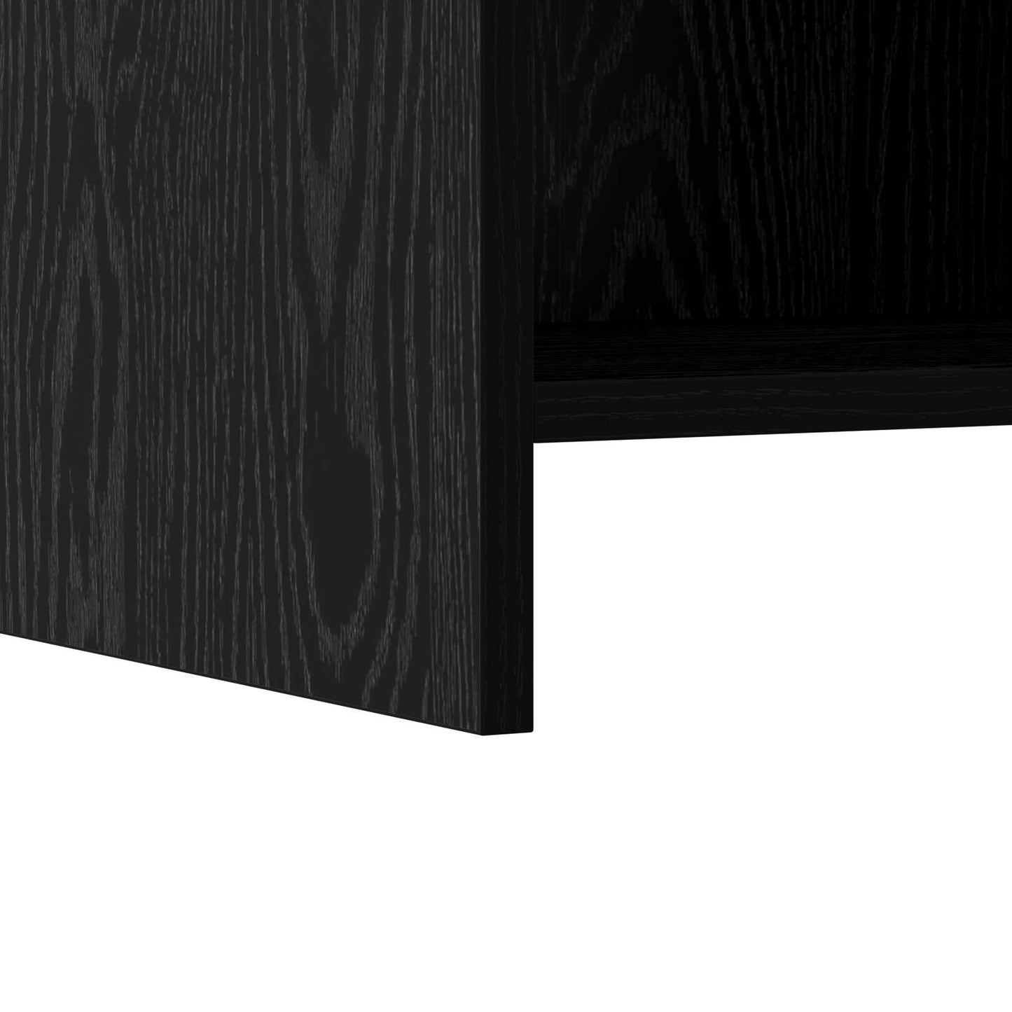 TV Cabinet 60 x 33 x 47 cm Black Oak Engineered Wood
