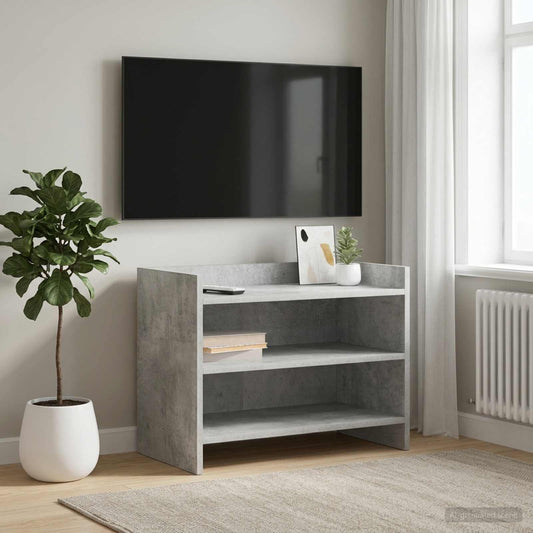 TV Cabinet 60 x 33 x 47 cm Concrete Grey Engineered Wood