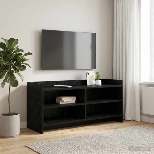 TV Cabinet 100 x 33 x 47 cm Black Oak Engineered Wood