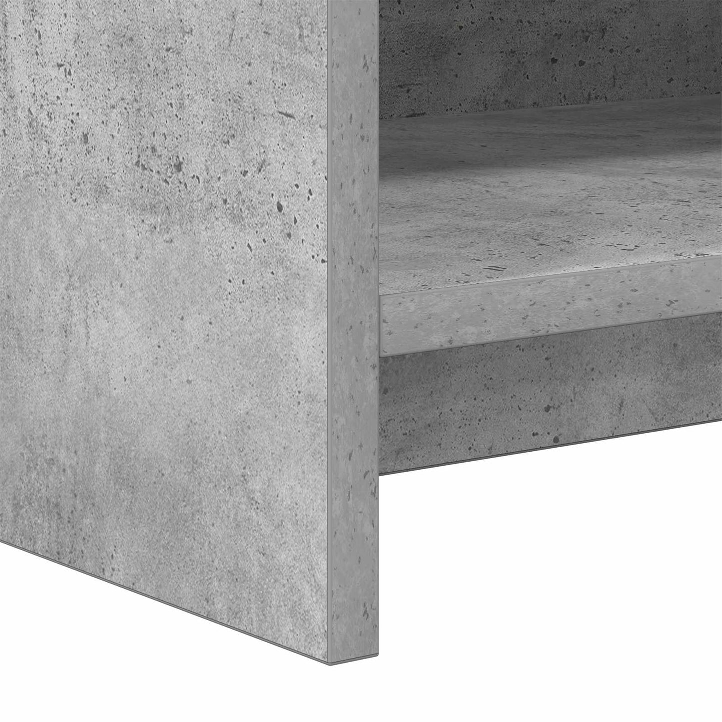 TV Cabinet 100 x 33 x 47 cm Concrete Grey Engineered Wood