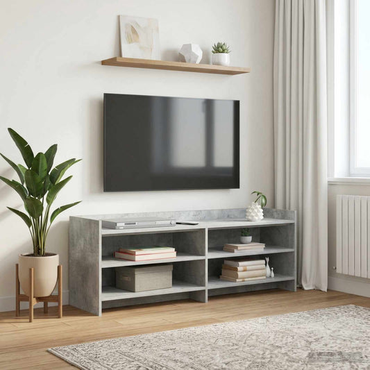 TV Cabinet 135 x 33 x 47 cm Concrete Grey Engineered Wood