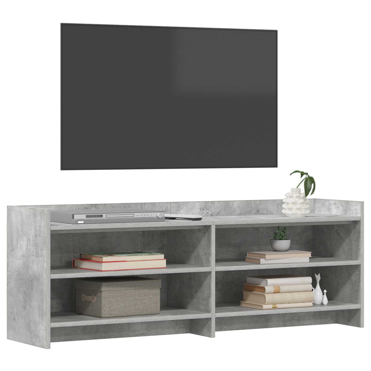 TV Cabinet 135 x 33 x 47 cm Concrete Grey Engineered Wood