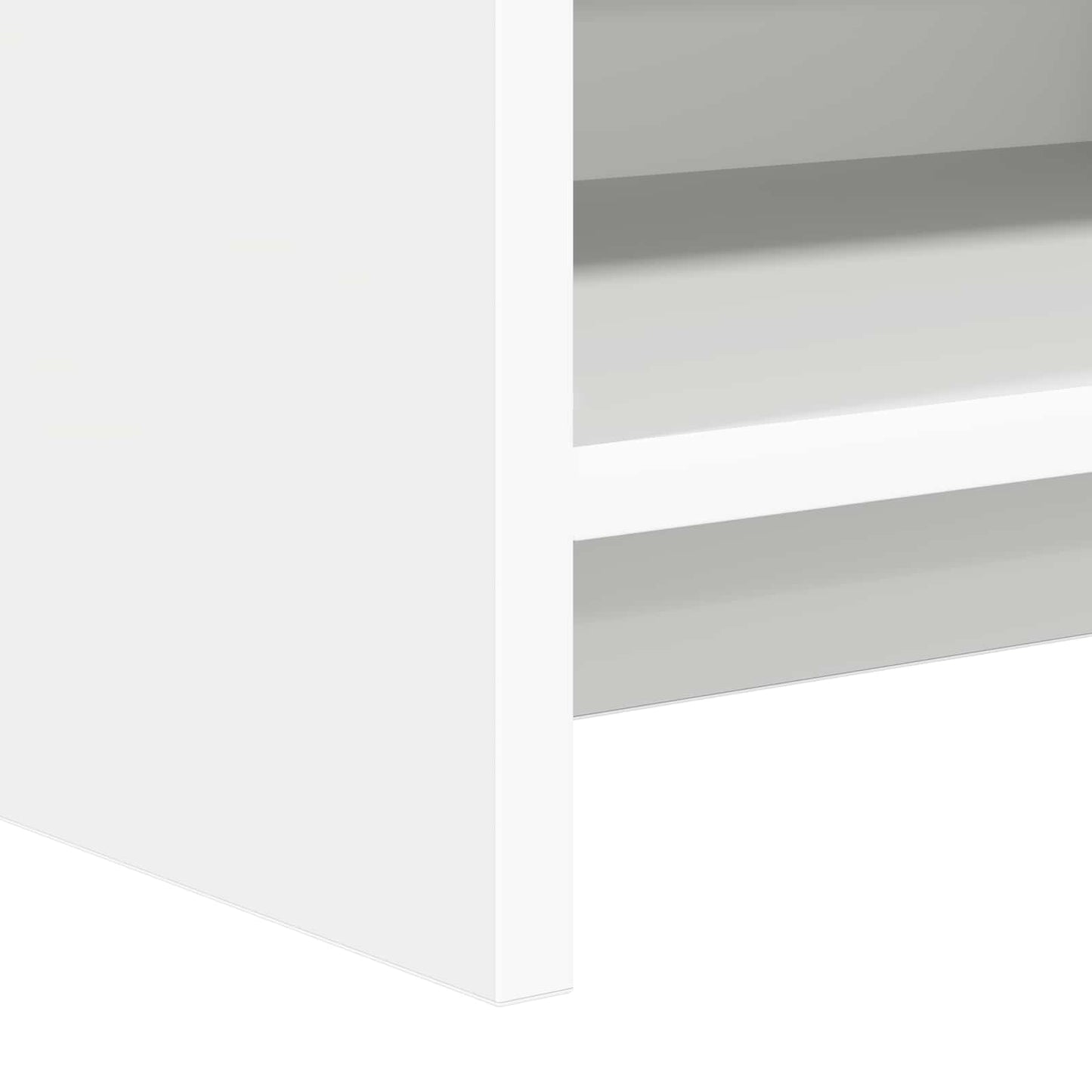 TV Cabinet 168 x 33 x 47 cm White Engineered Wood