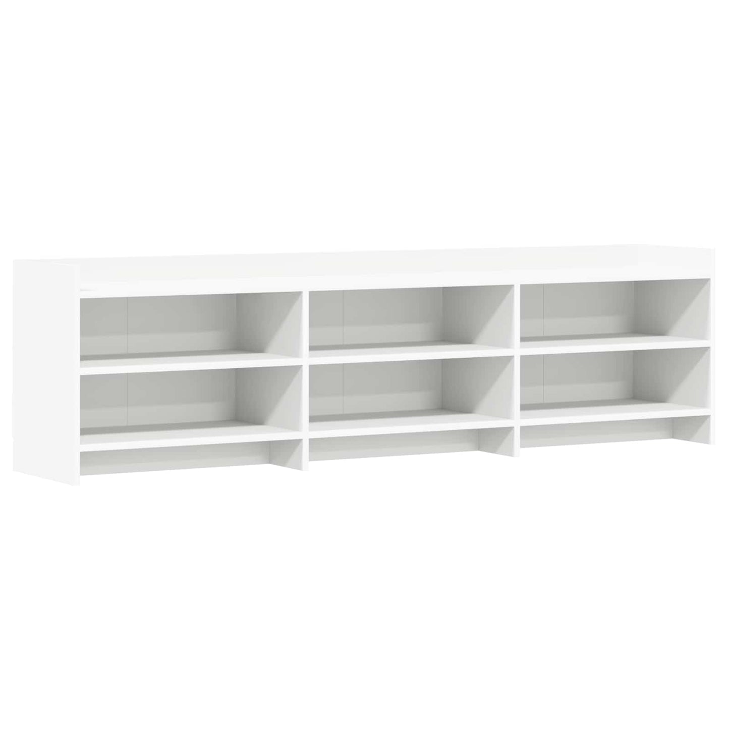 TV Cabinet 168 x 33 x 47 cm White Engineered Wood