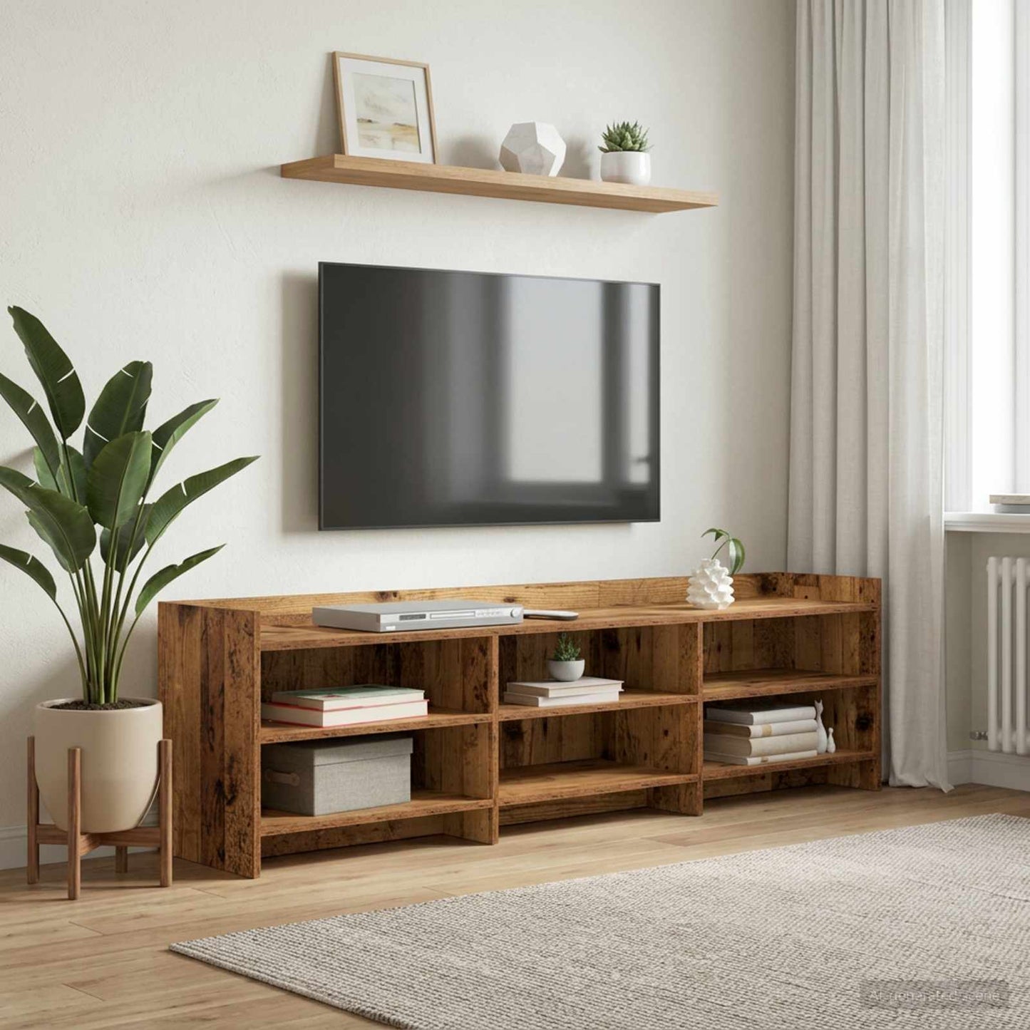 TV Cabinet 168 x 33 x 47 cm Old Wood Engineered Wood