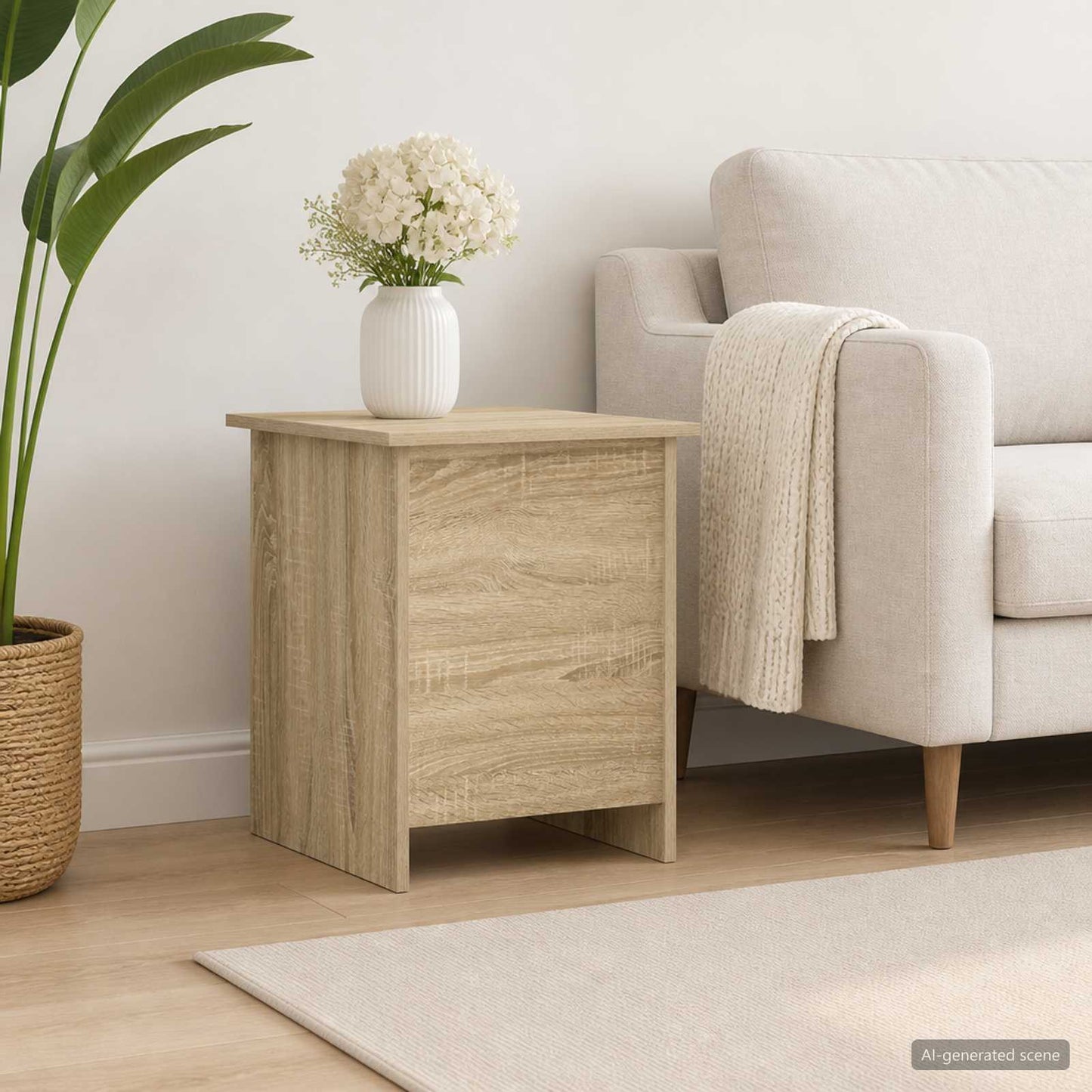 Storage Chest Sonoma Oak 40 x 40 x 50 cm Engineered Wood