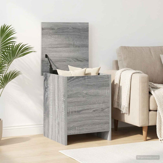 Storage Chest Grey Sonoma 40 x 40 x 50 cm Engineered Wood