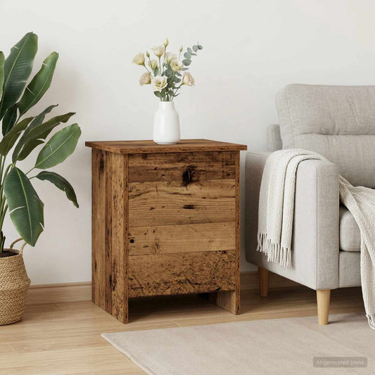 Storage Chest Old Wood 40 x 40 x 50 cm Engineered Wood