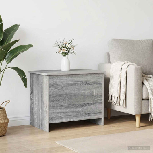 Storage Chest Grey Sonoma 60 x 40 x 50 cm Engineered Wood