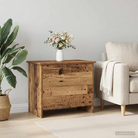 Storage Chest Old Wood 60 x 40 x 50 cm Engineered Wood