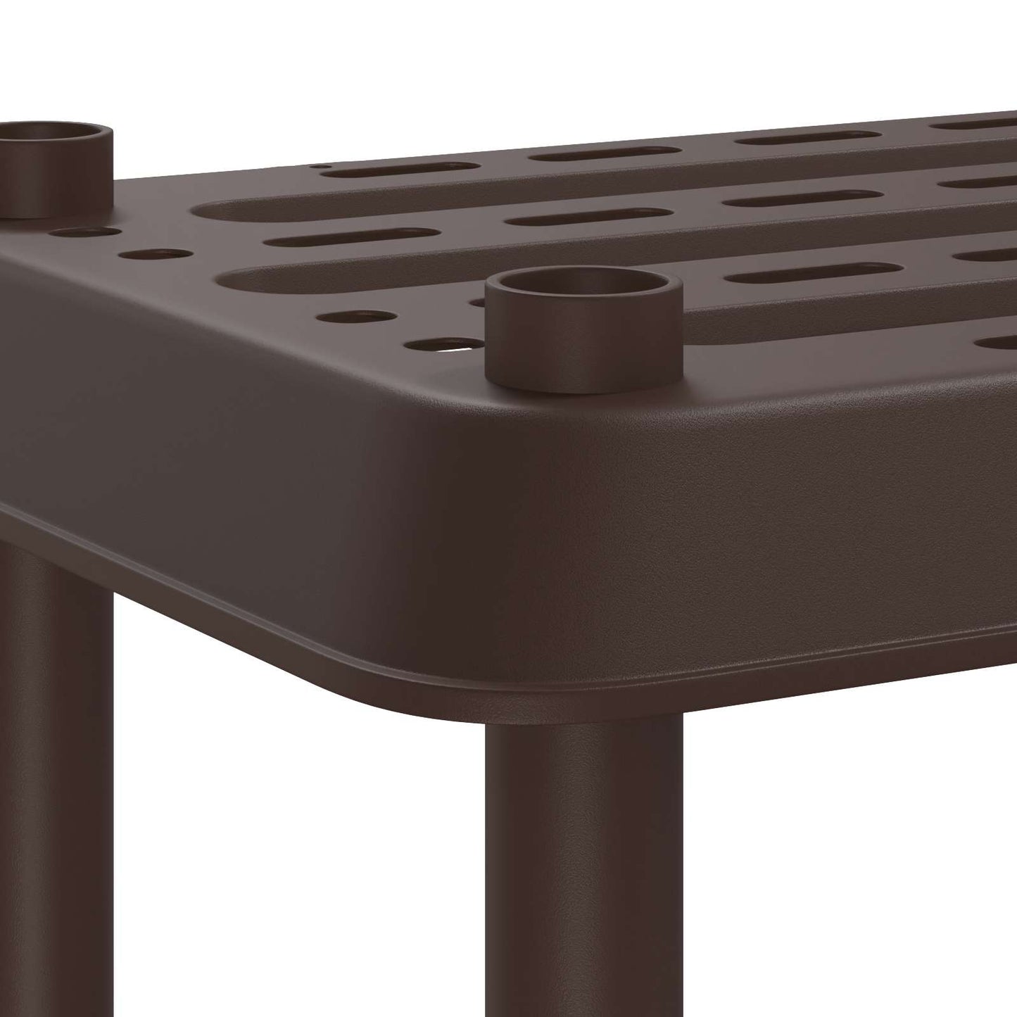 Shelving Unit 3-Tier 100 x 40 x 96 cm PP Brown