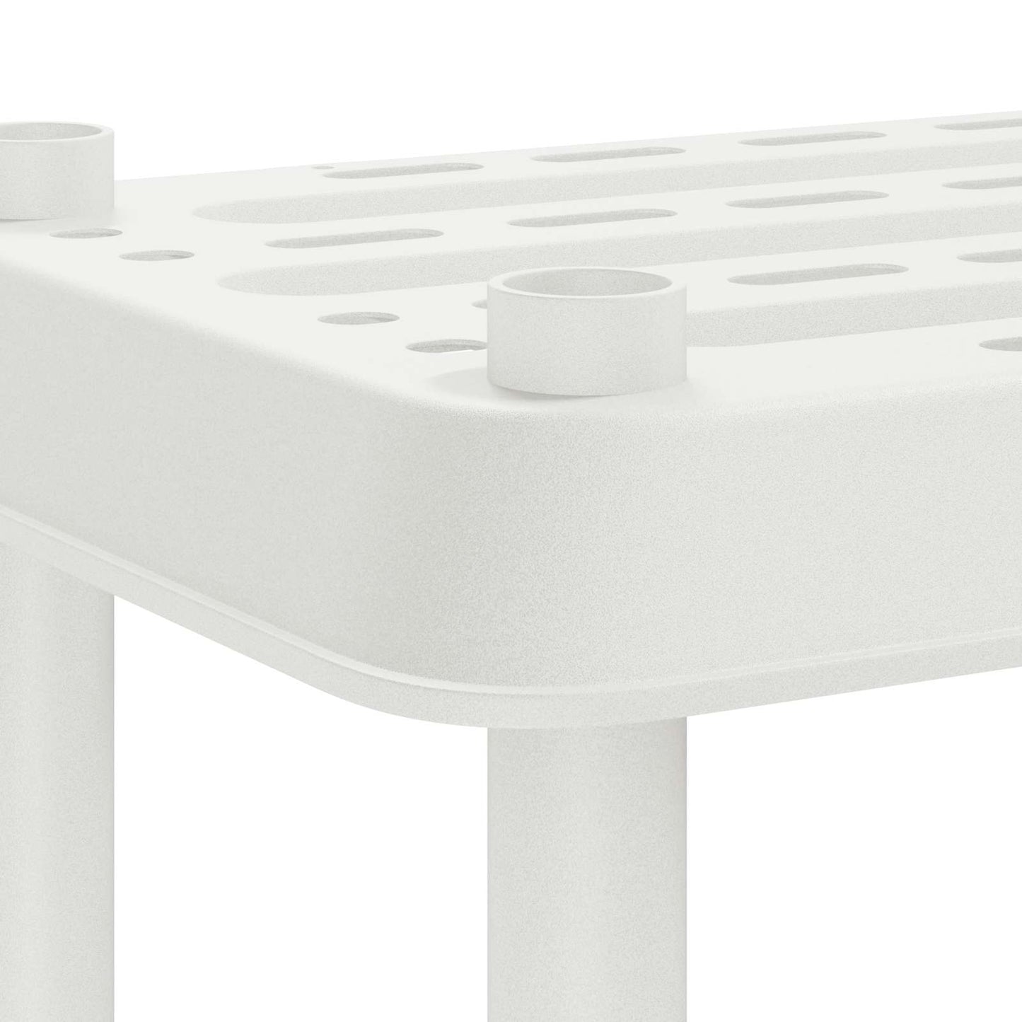 Shelving Unit 4-Tier 100 x 40 x 136.5 cm PP White
