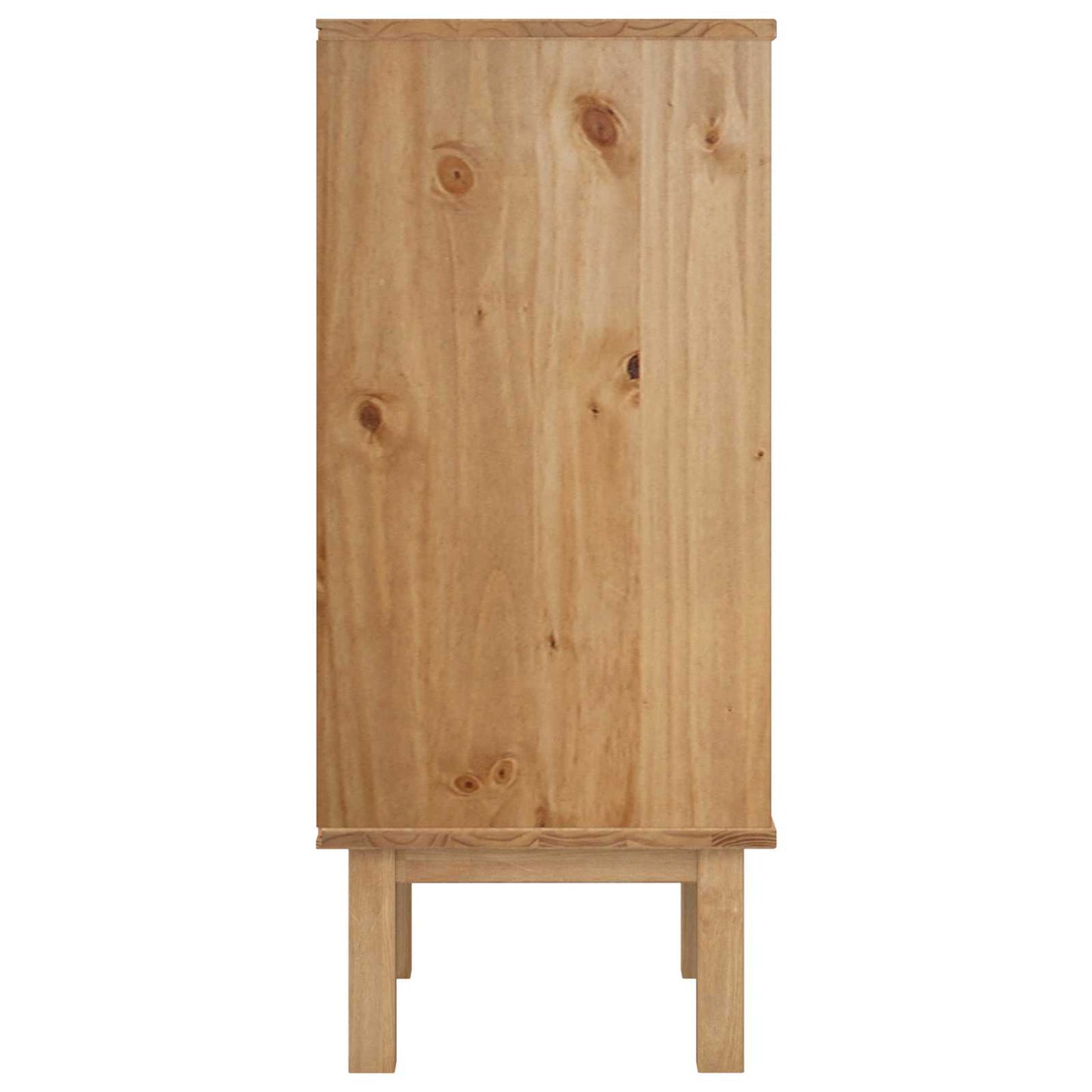 Chest of Drawers OTTA Black 45 x 39 x 90 cm Solid Pine Wood