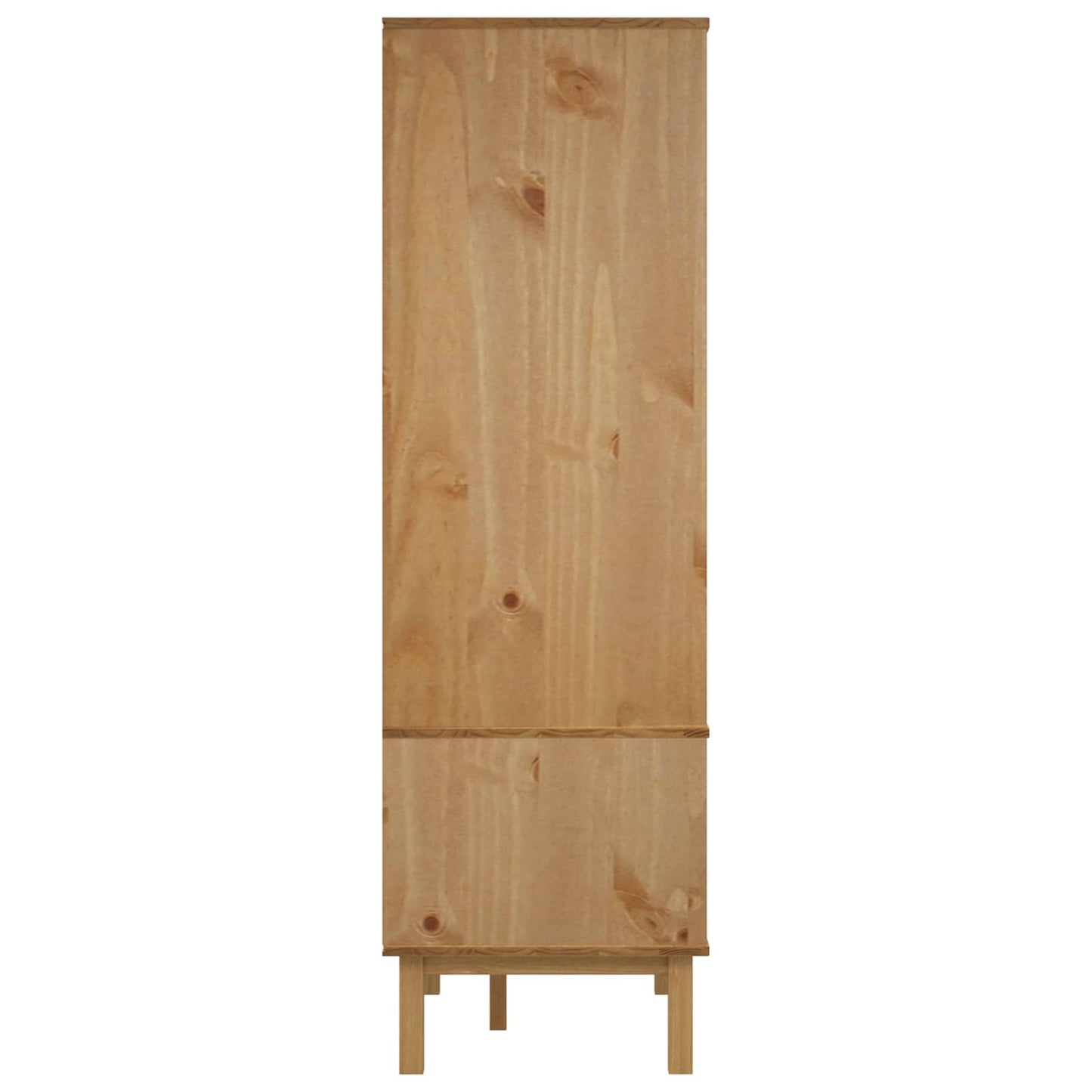 Wardrobe OTTA Black 76.5 x 53 x 172 cm Solid Pine Wood