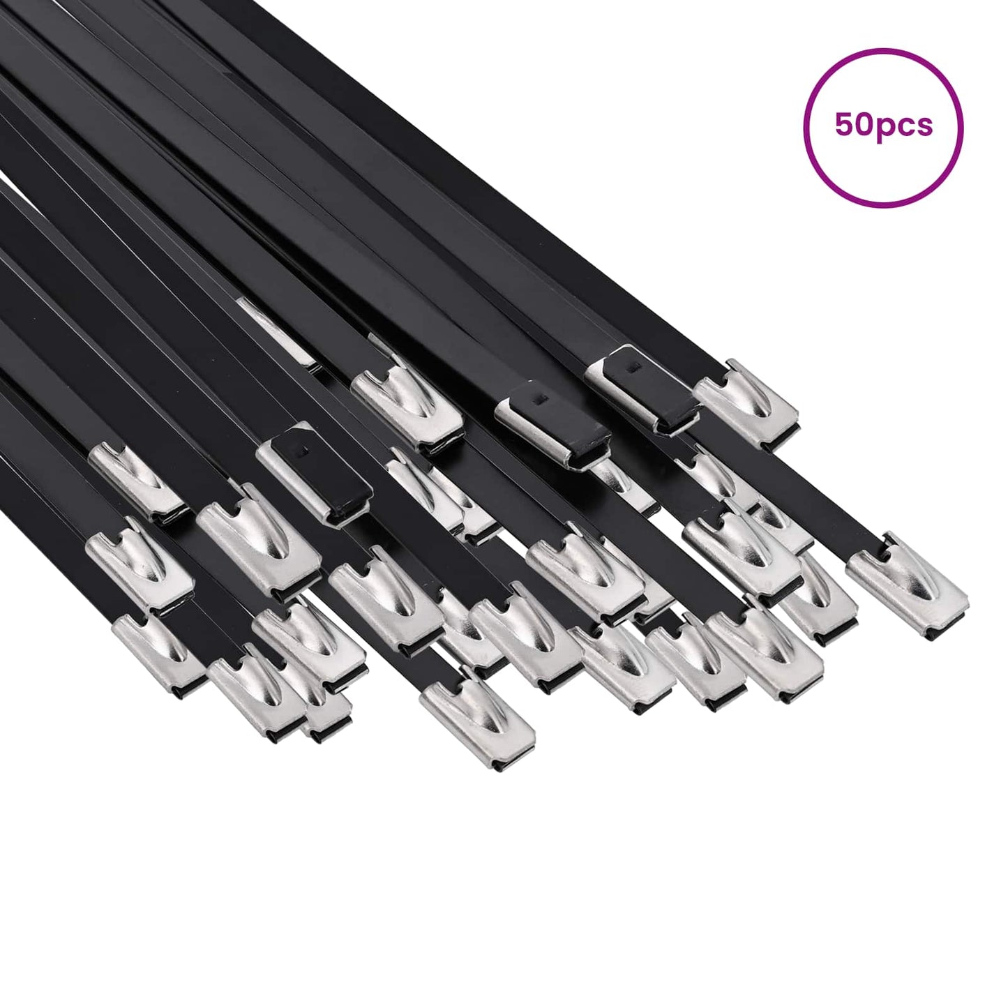 Cable Tie 50 pcs 4.6 x 300 mm Black