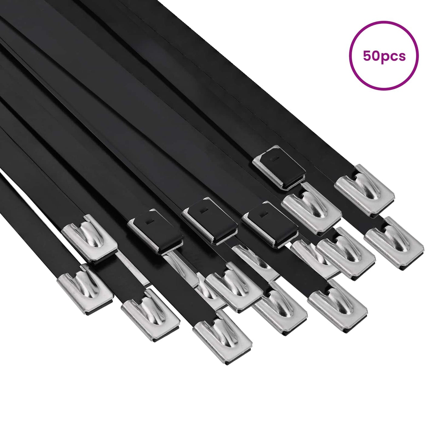 Cable Tie 50 pcs 7.9 x 500 mm Black