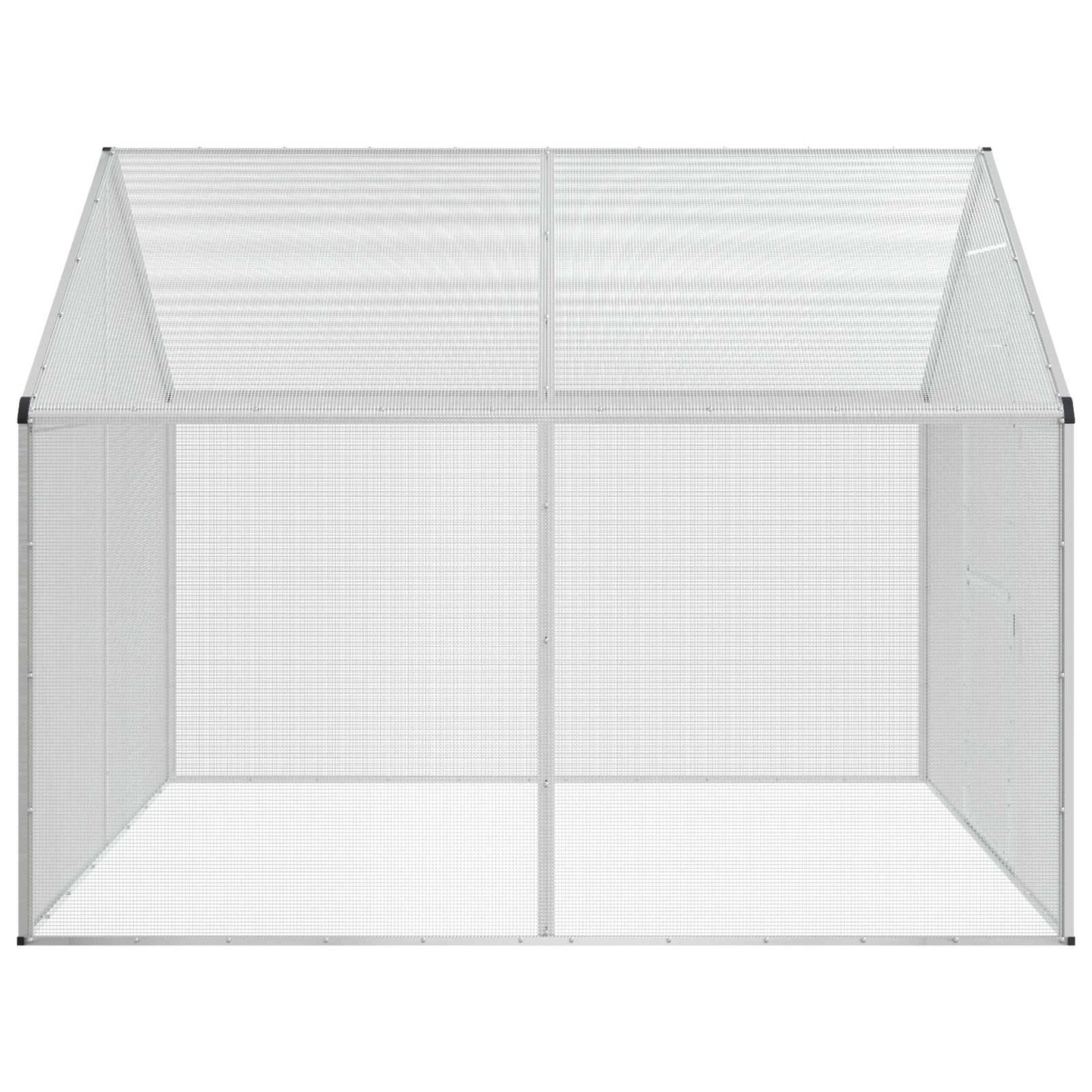 Bird Cage Silver 181.5 x 221 x 173.5 cm Welded Wire Mesh