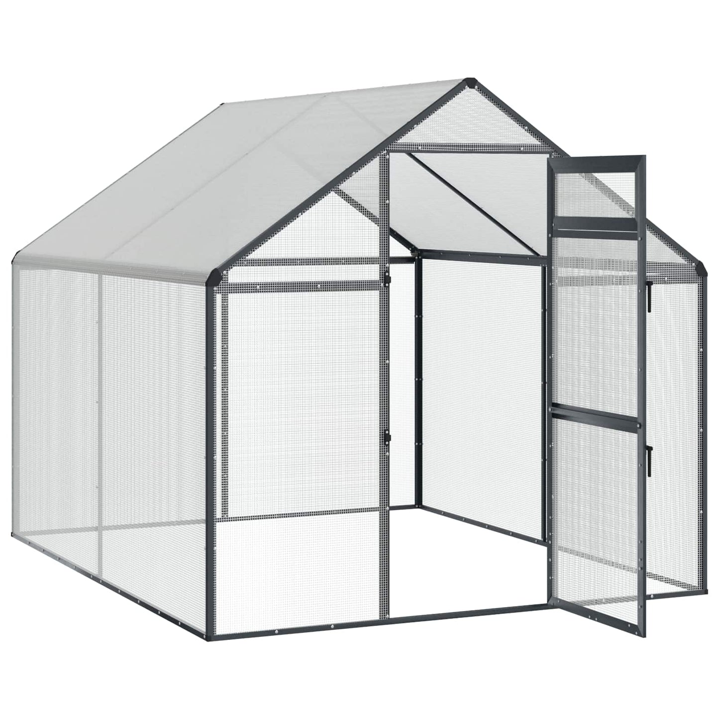 Bird Cage Anthracite 181.5 x 221 x 173.5 cm Welded Wire Mesh