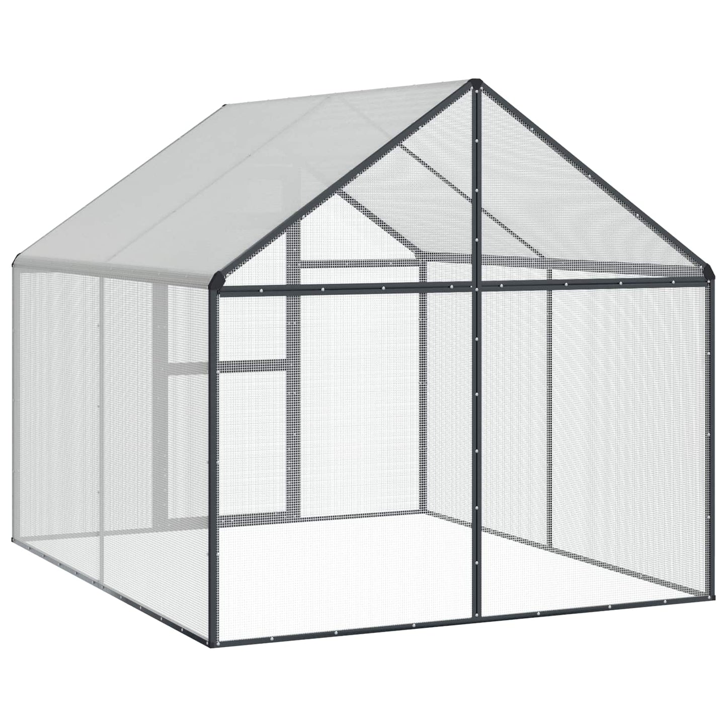 Bird Cage Anthracite 181.5 x 221 x 173.5 cm Welded Wire Mesh