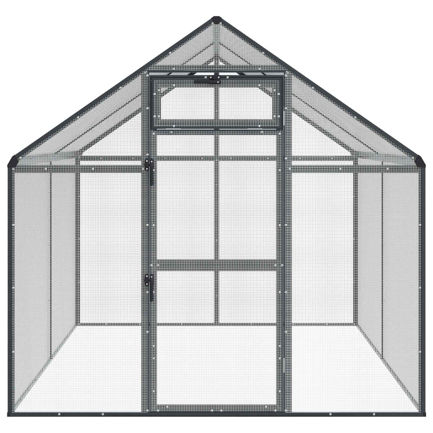 Bird Cage Anthracite 181.5 x 221 x 173.5 cm Welded Wire Mesh