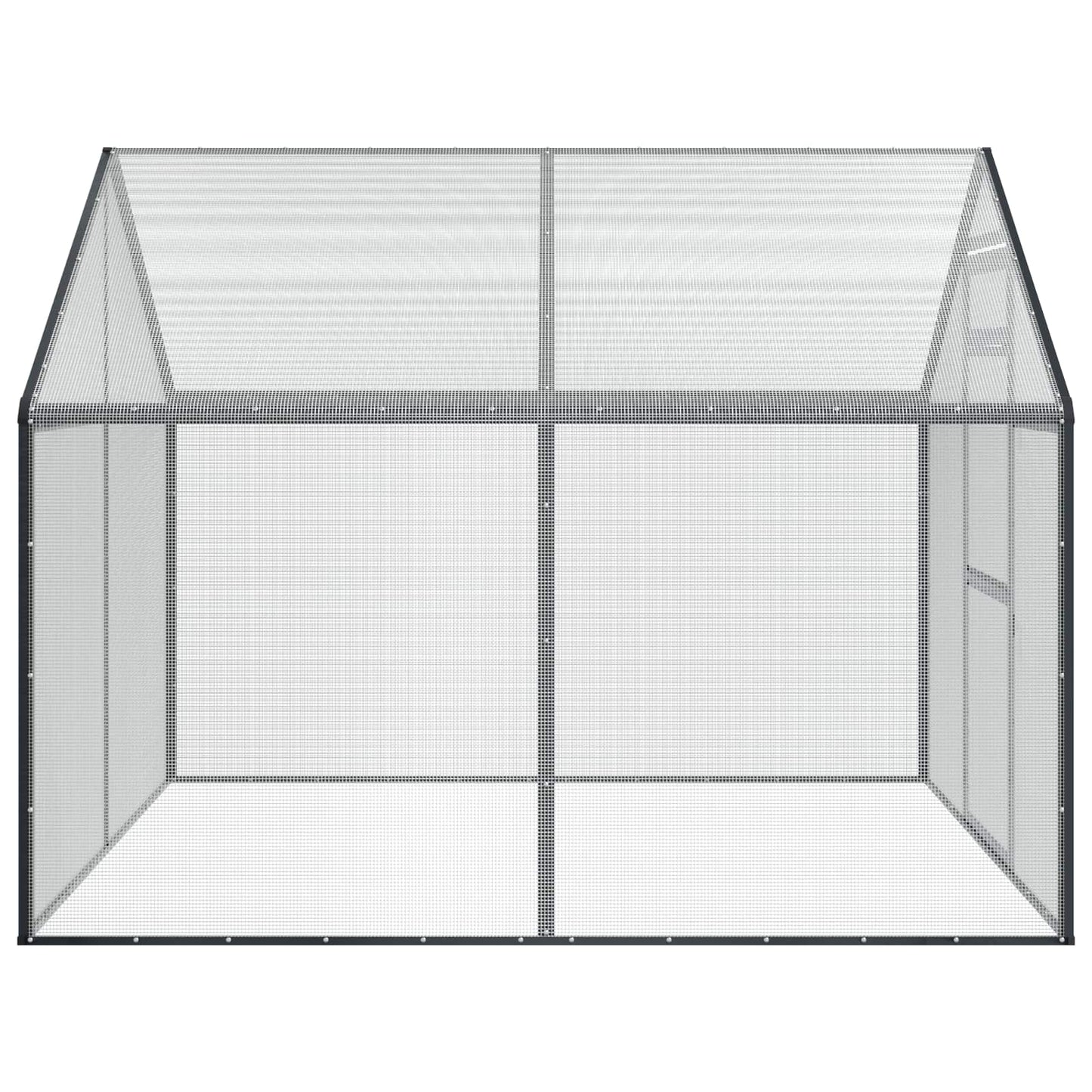 Bird Cage Anthracite 181.5 x 221 x 173.5 cm Welded Wire Mesh