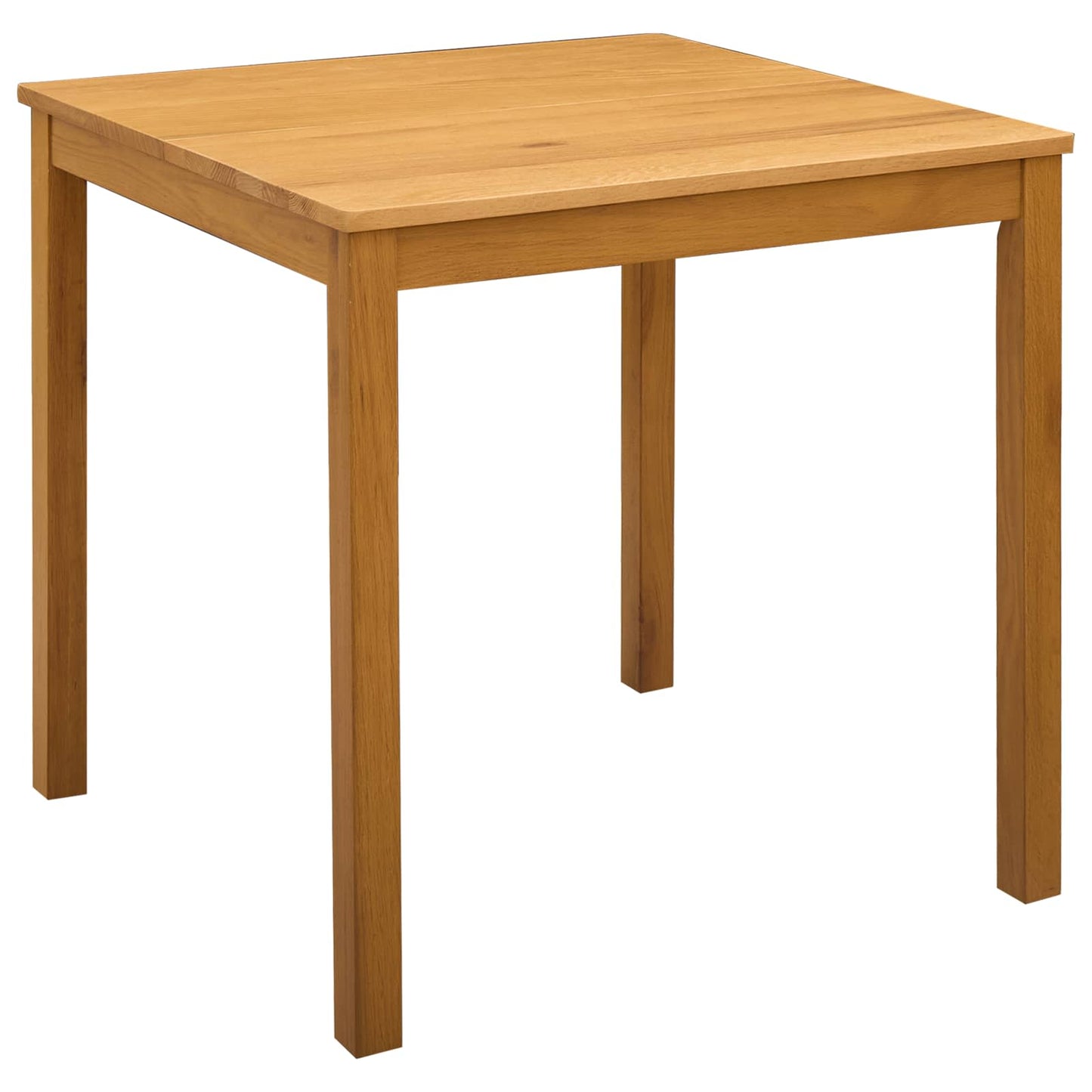 Dining Set 3 pcs Beige Solid Oak Wood